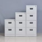 3-Drawer Steel File Cabinet - Image 4