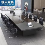 3 meters office boardroom table - Image 5