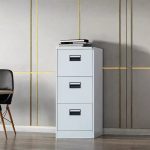3-Drawers steel filling cabinet - Image 2