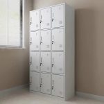 12-Locker steel office cabinet - Image 3