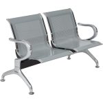 Two seater office reception bench - Image 2