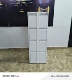Secure 4-drawer filing cabinet with bar lock, designed for organized document storage and safety.