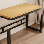 Modern home office writing desk with a sleek design, spacious work surface, and minimalist style, perfect for any contemporary workspace.