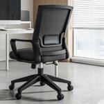 Mid-back modern swivel office chair with ergonomic design, adjustable features, and sleek fabric upholstery for comfortable work sessions.