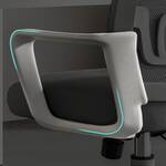 Mid-back modern swivel office chair with ergonomic design, adjustable features, and sleek fabric upholstery for comfortable work sessions.