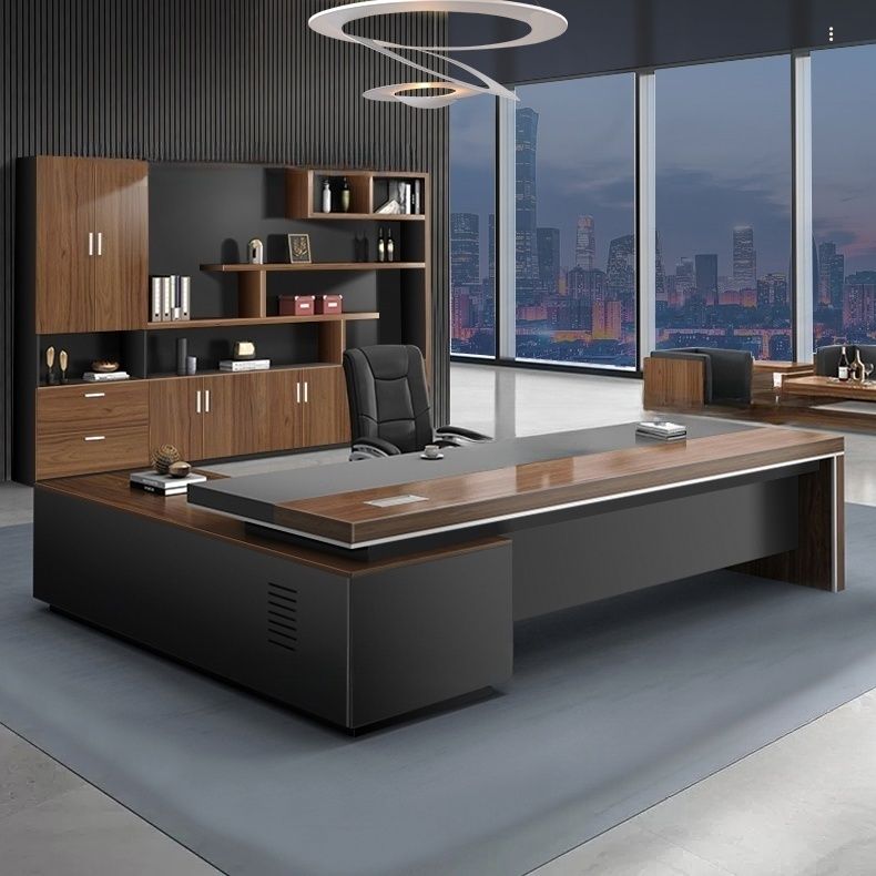 1.8m Executive Desk for Home Office Use 1.8m Executive Desk for Home Office Use with spacious surface, sleek design, and durable construction, perfect for a professional workspace.